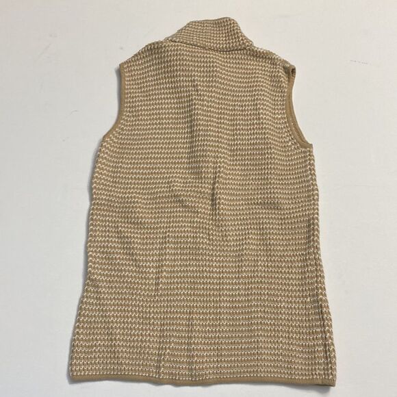 Vintage Quarter Zip Turtle Neck Sweater Tank - Picture 6 of 6